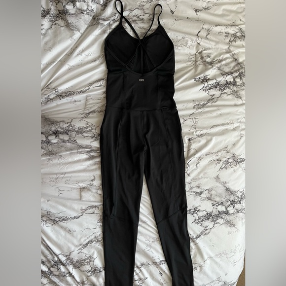 LIKE NEW!! One Piece Full Length Athletic Jumpsuit - Picture 2 of 2